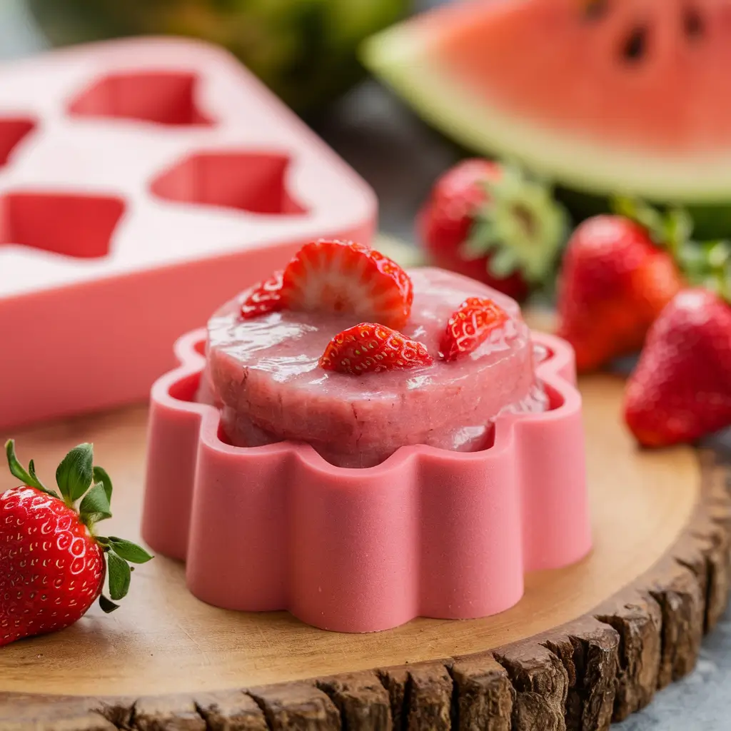 Frozen Strawberry & Watermelon Bites