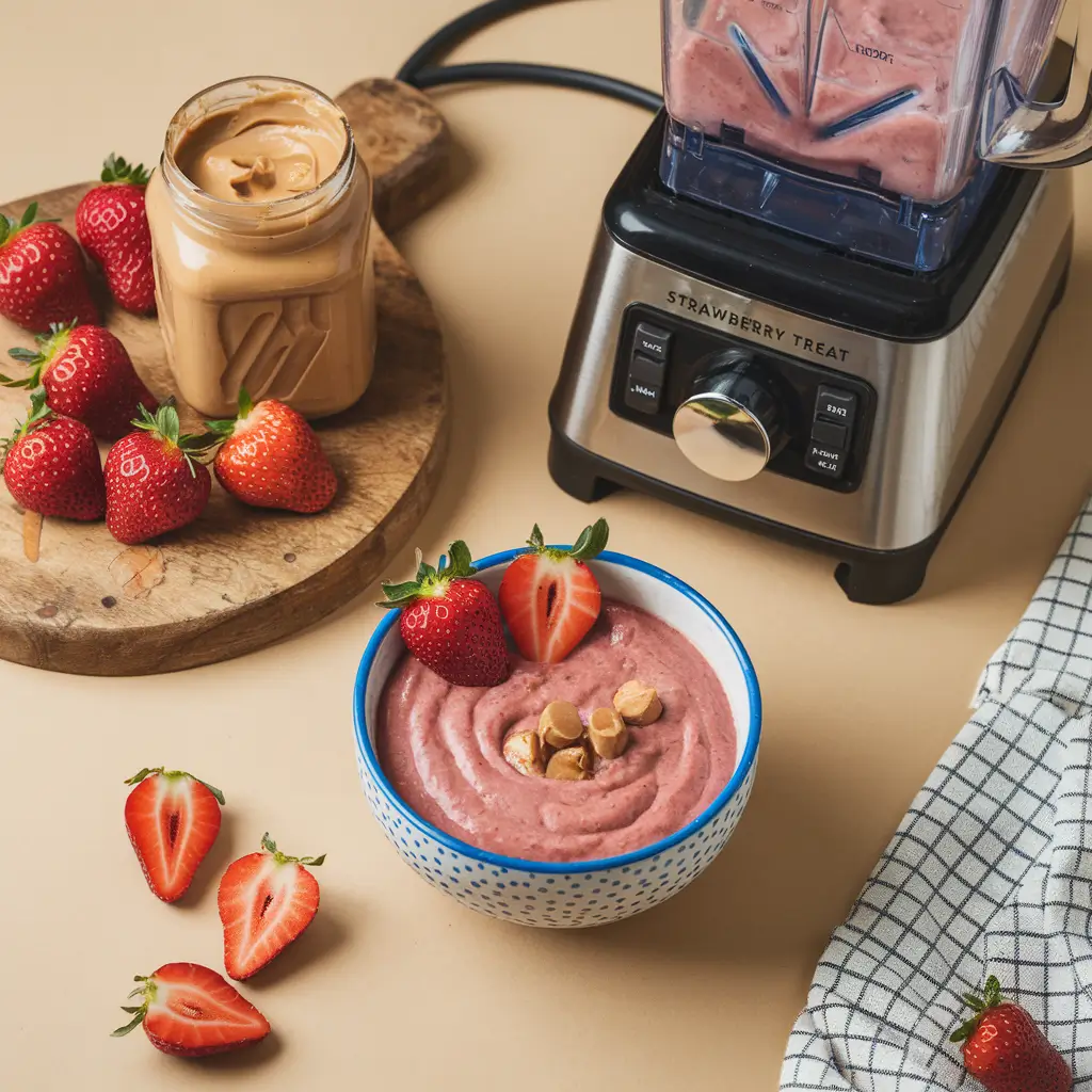 Strawberry and Peanut Butter Dog