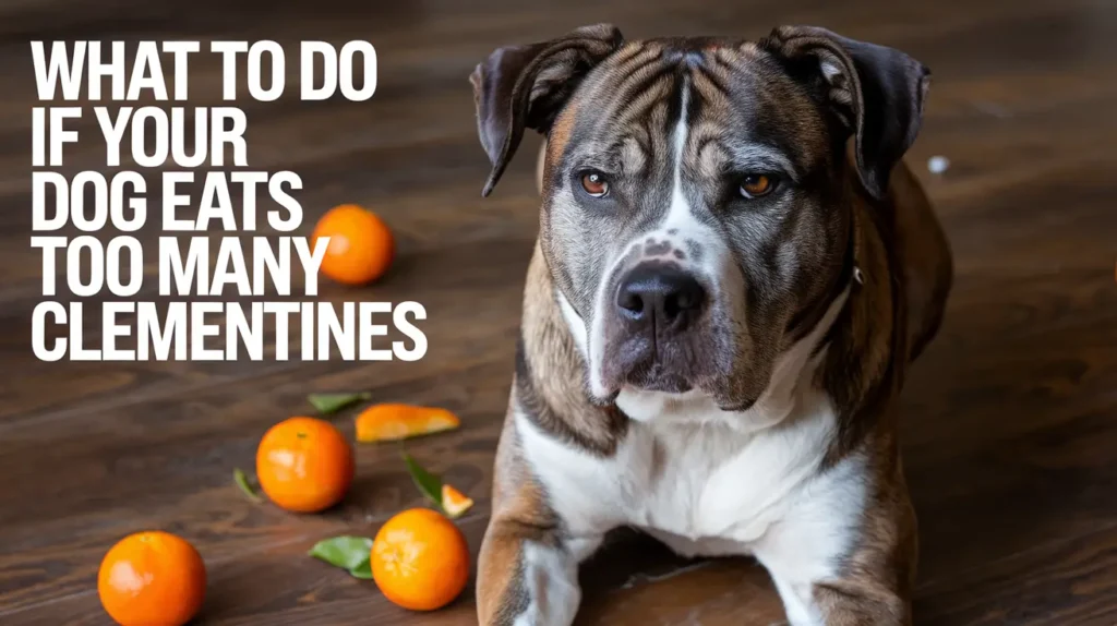 What to Do if Your Dog Eats Too Many Clementines