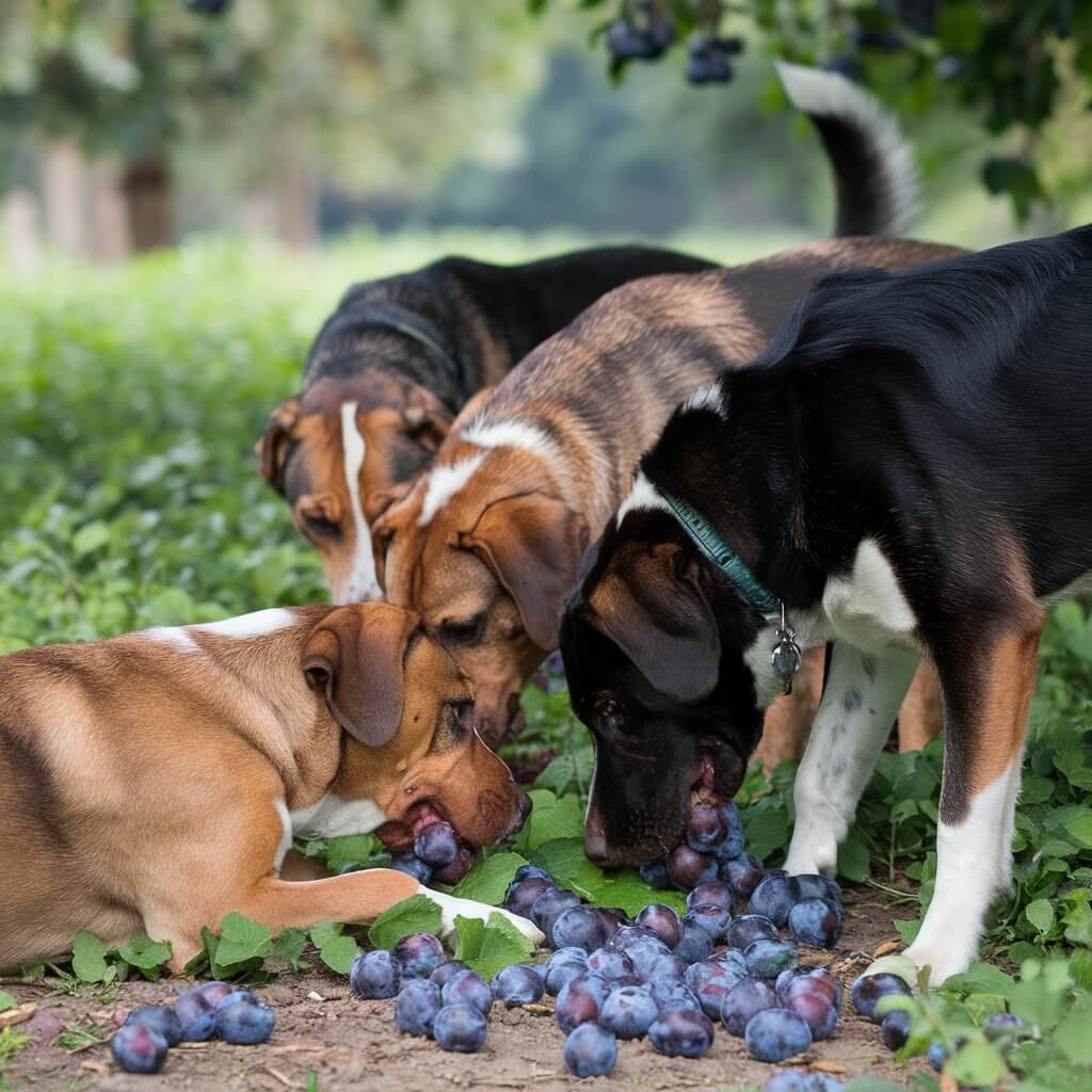 dogs eat Plums