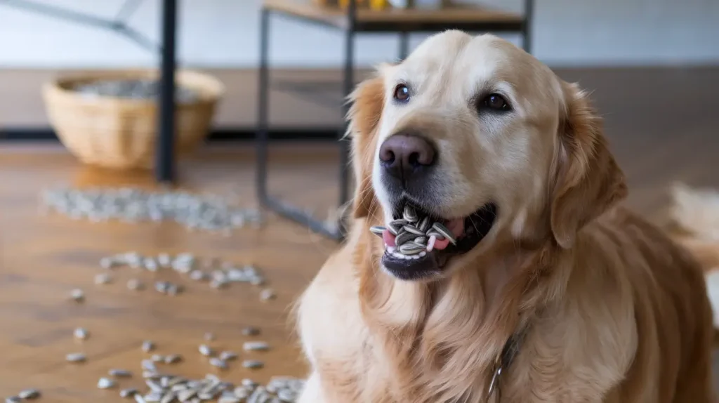 Dogs Eat Sunflower Seeds